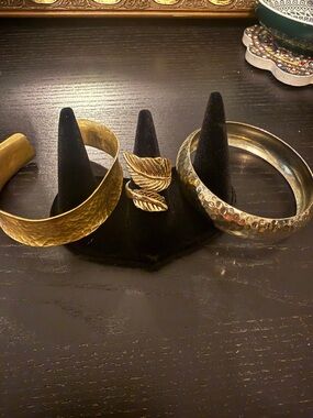 Gold Leaf Wrap Ring - Women Jewelry